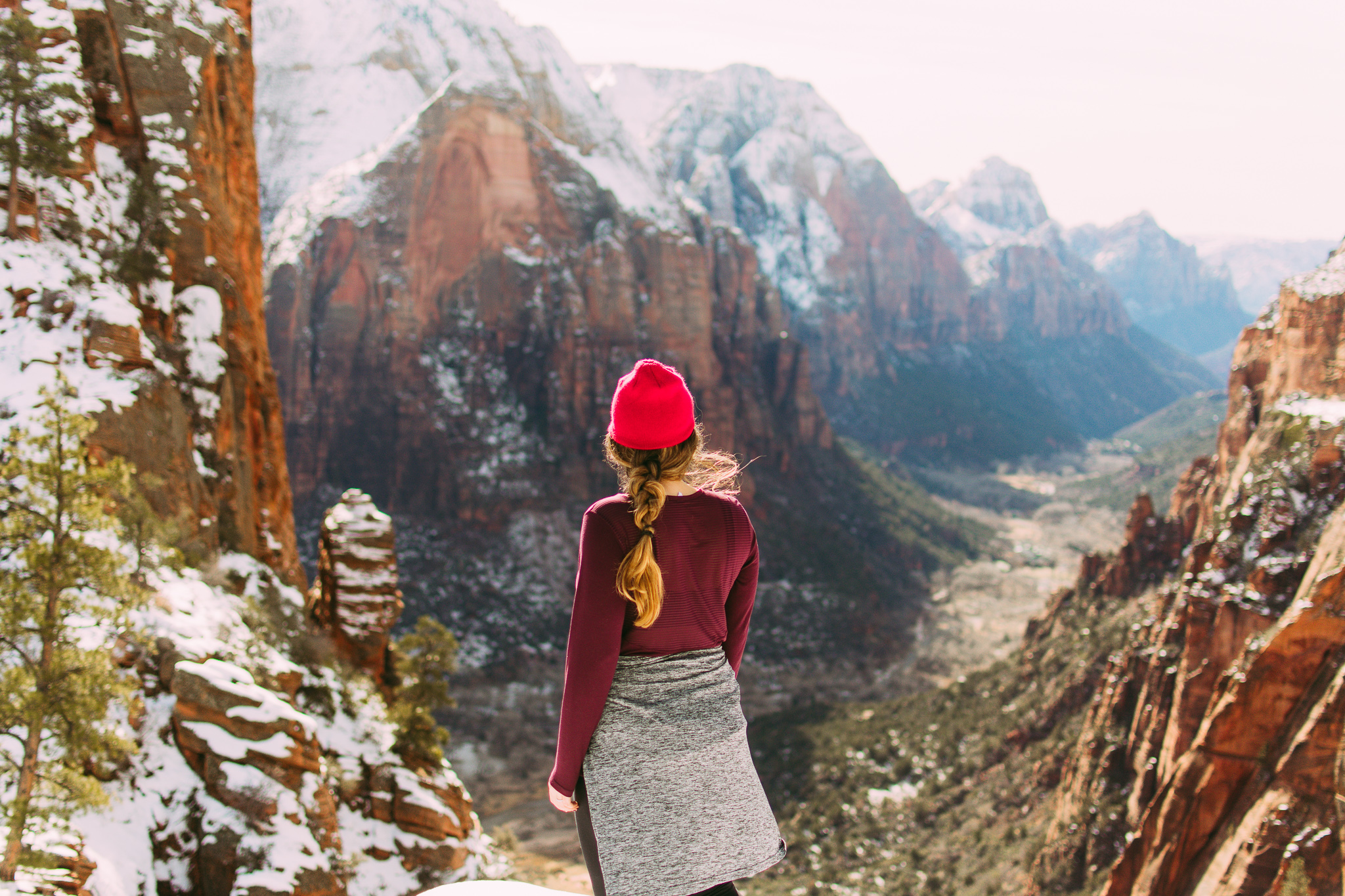 My favorite hike to date was Angel's Landing at Zion National Park. Love to travel? Let's grab coffee and dream up some fun cross-country trips!